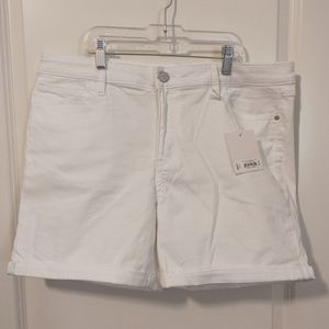 Lauren Conrad white jean shorts sz 16 NWT